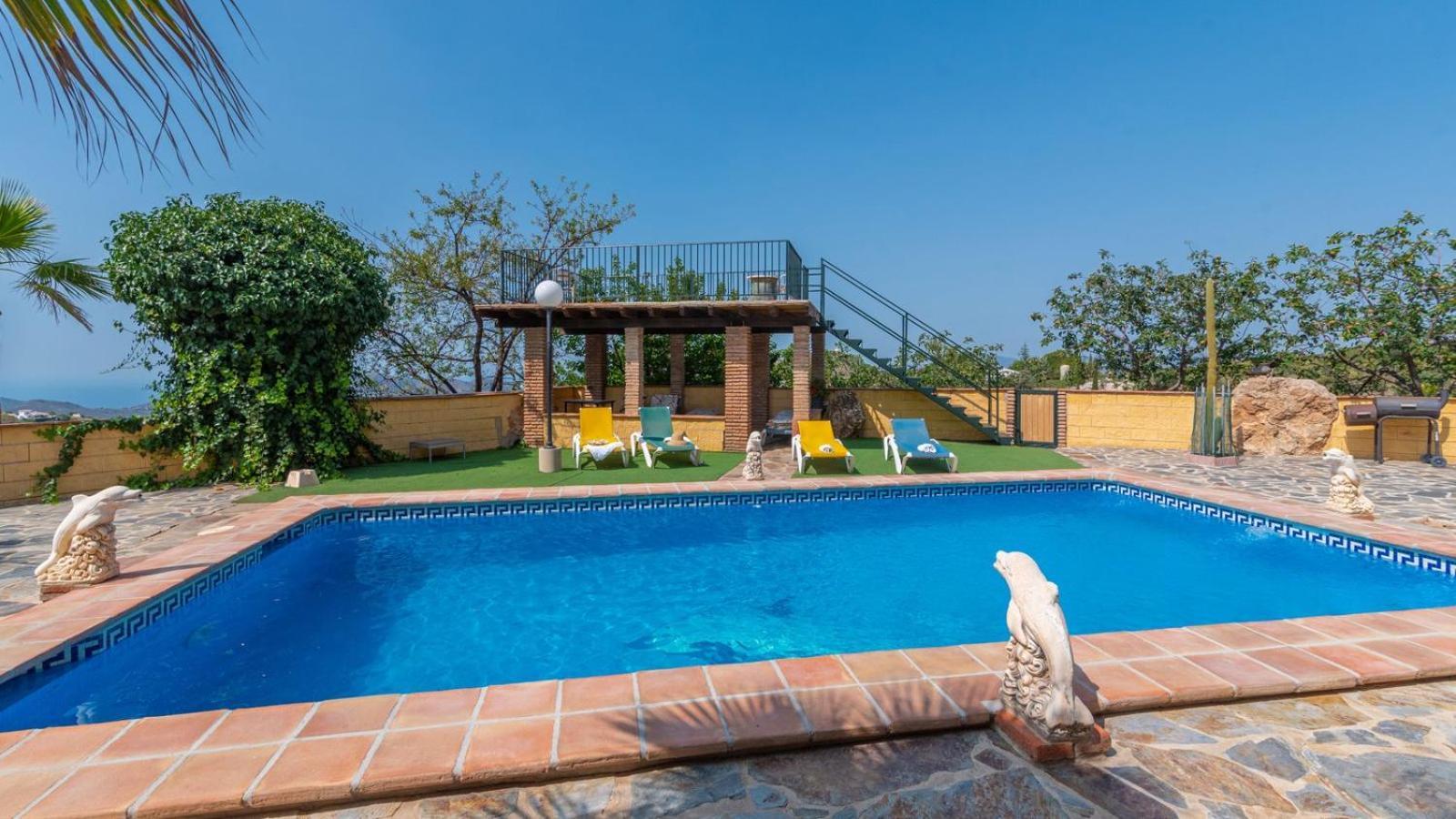 Villa Paraiso Andaluz Sedella By Ruralidays Экстерьер фото